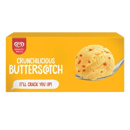 Kwality Walls Party Pack Carton Butterscotch 700ml Kwality Walls Party Pack Carton Butterscotch 700ml