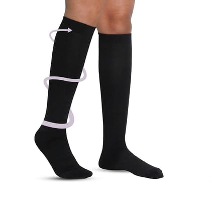 EZYFIT Medical Grade Travel Flight Socks | Graduated Compression 18-21 mmHg | For Men and Women