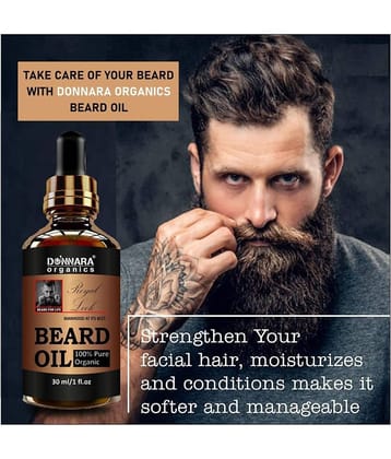 Donnara Organics Royal Look Beard Oil FastGrowth 30 ml