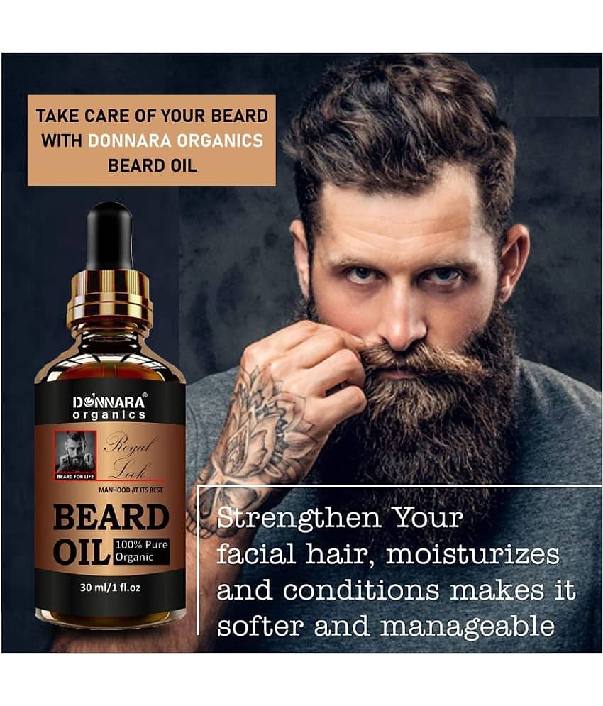 Donnara Organics Royal Look Beard Oil FastGrowth 30 ml