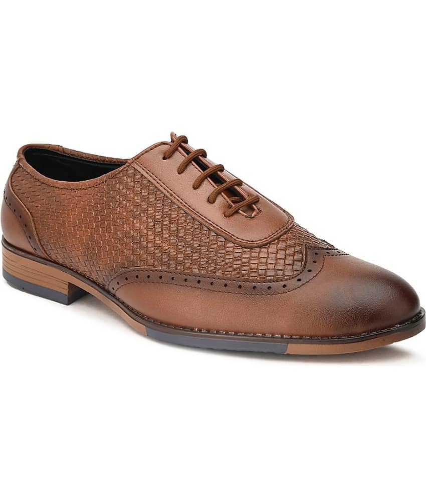 Sir Corbett - Brown Men's Brogue Formal Shoes