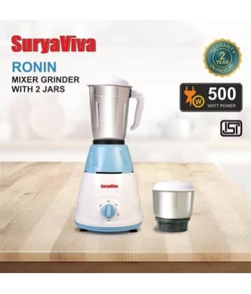 SURYAVIVA RONIN 2 JAR 500W 2 Jars Mixer Grinder