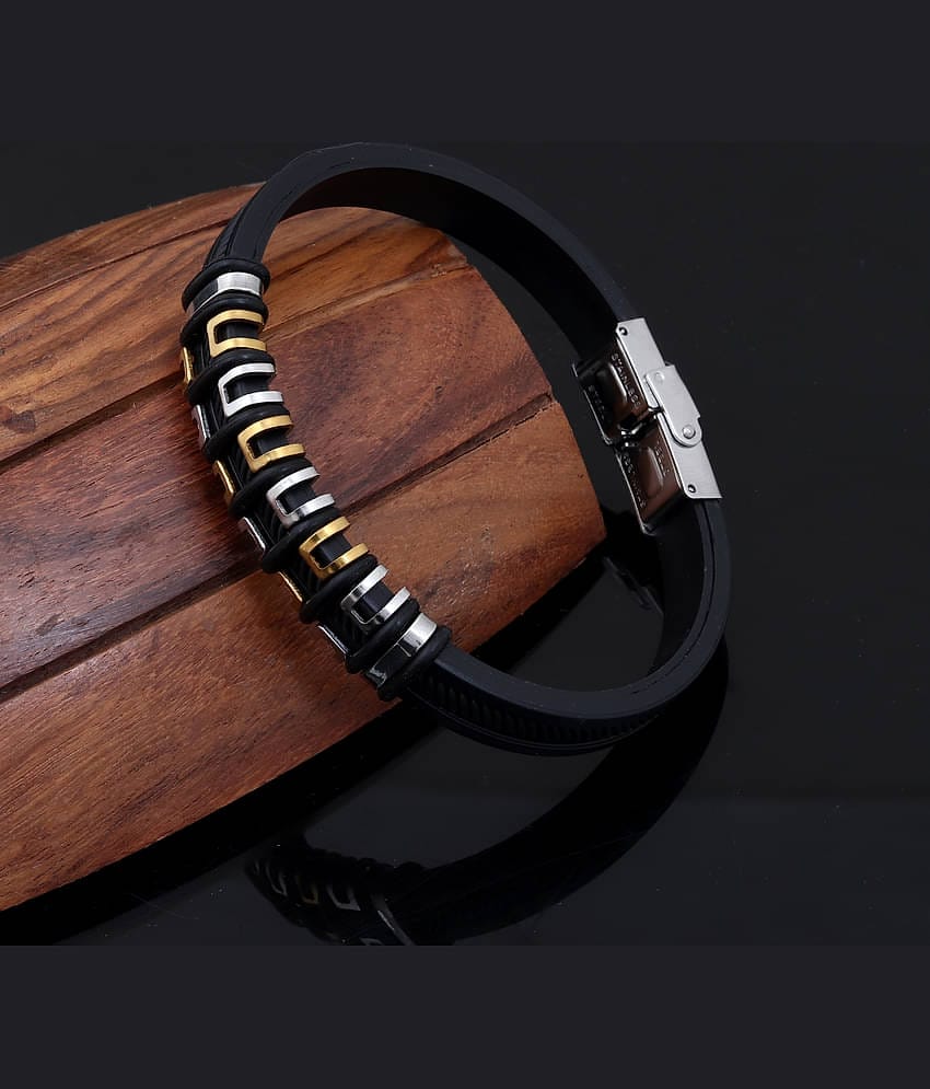 Thrillz Black Bracelet ( Pack of 1 )