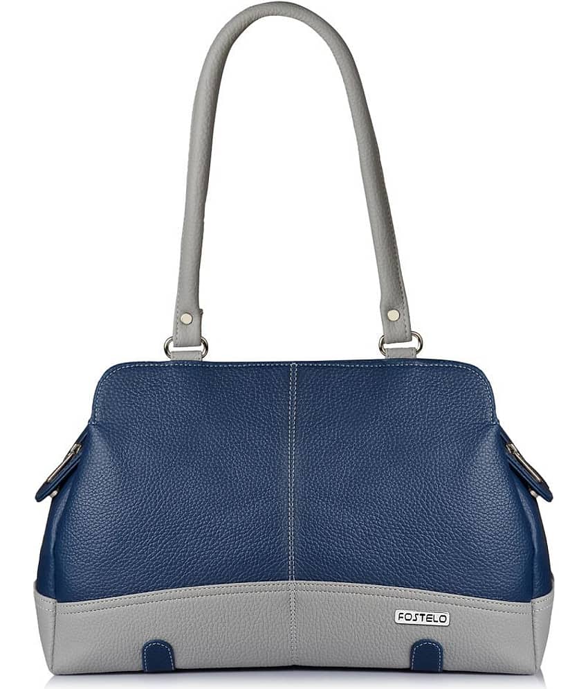 Fostelo - Blue  PU Shoulder Bag