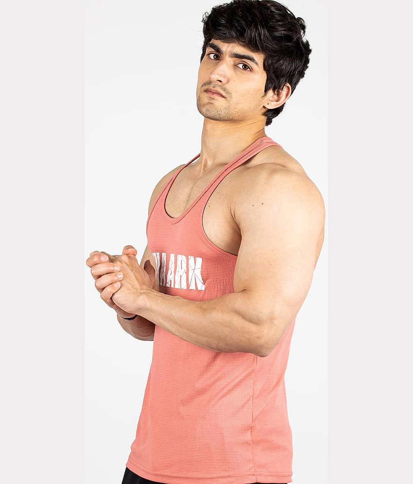 Fuaark - White Polyester Slim Fit Men's Tanks ( Pack of 1 )