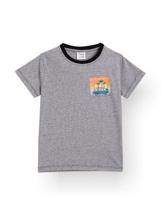 CARAVAN STRIPED SHORT SLEEVES T-SHIRT - BLACK-4-5 YEARS / 1N / BLACK
