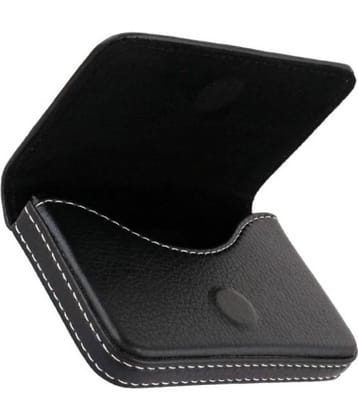 PRODUCTMINE Leather Card Holder Leather Black Pouch