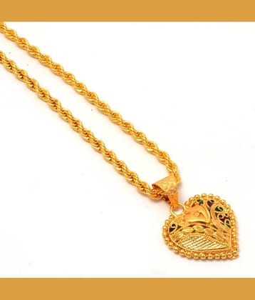 Jewar Mandi - Golden Pendant ( Pack of 1 )