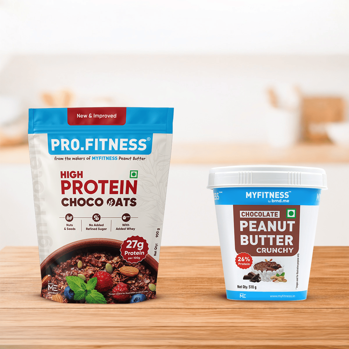 High Protein Choco Combo | High Protein Chocolate Oats + Peanut Butter Chocolate Crunchy | Healthy Breakfast High Protein Choco Combo | High Protein Chocolate Oats + Peanut Butter Chocolate Crunchy | Healthy Breakfast - 900g Oats + 510g PB