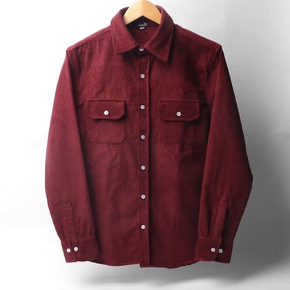 BEETROOT * Corduroy Shirt #42-XS