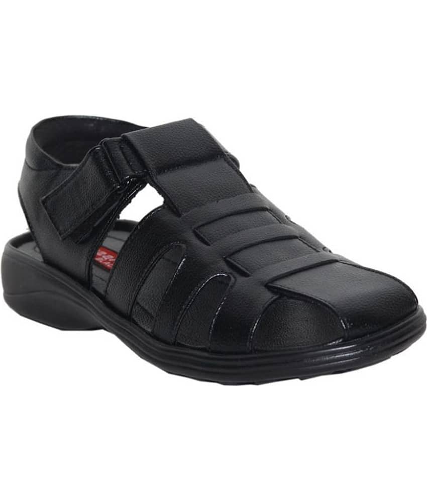 Leeport - Black  Men's Sandals