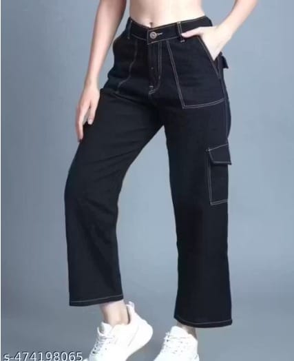 Comfy women Denim Cargo