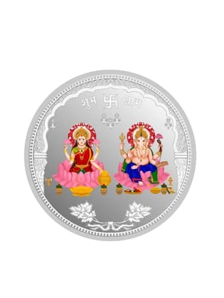 Lakshmi Ganesha Silver Coin-10 gm