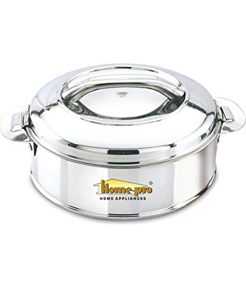 HomePro - High grade Stainless Steel Classy Casserole & Serving bowl 7500ml | Hotpot | Double wall insulated | hot and cold | Keeps food fresh | Food safe