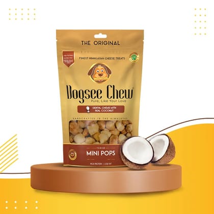 Dogsee Minipops Coconut 500 Gms Jute Bag