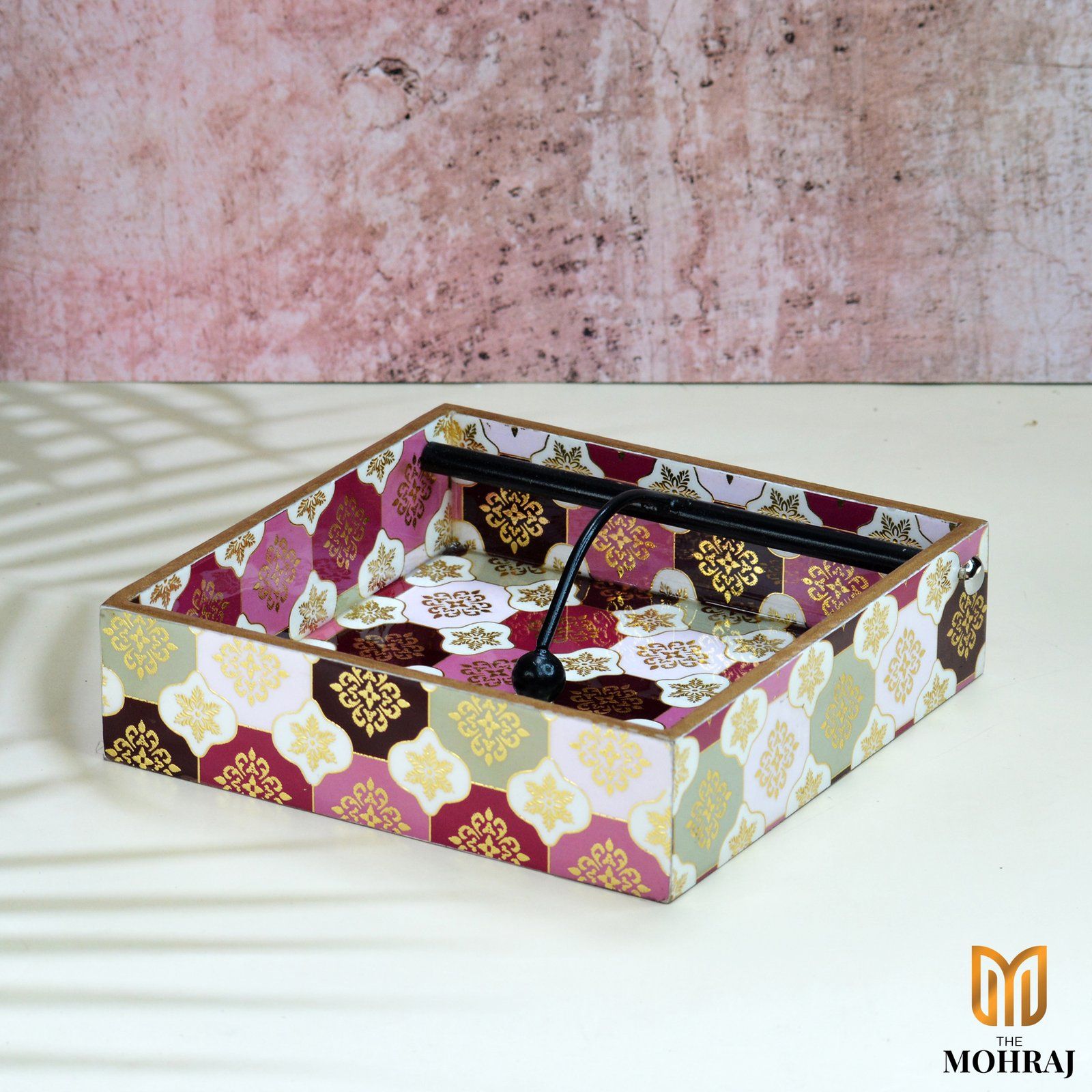The Mohraj Turkish Pattern Tissue Holder