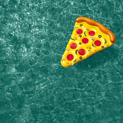 Pizza Slice Inflatable Pool Float - 6FT X 5FT