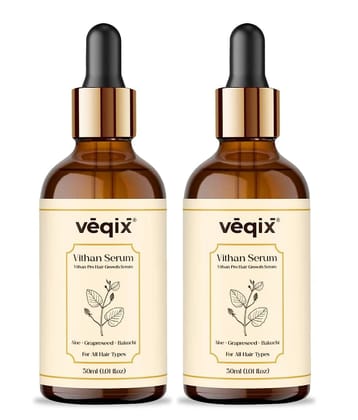 Veqix Ayurvedic Vithan Pro Hair Serum for Hair Growth30ml (Pack of 2)