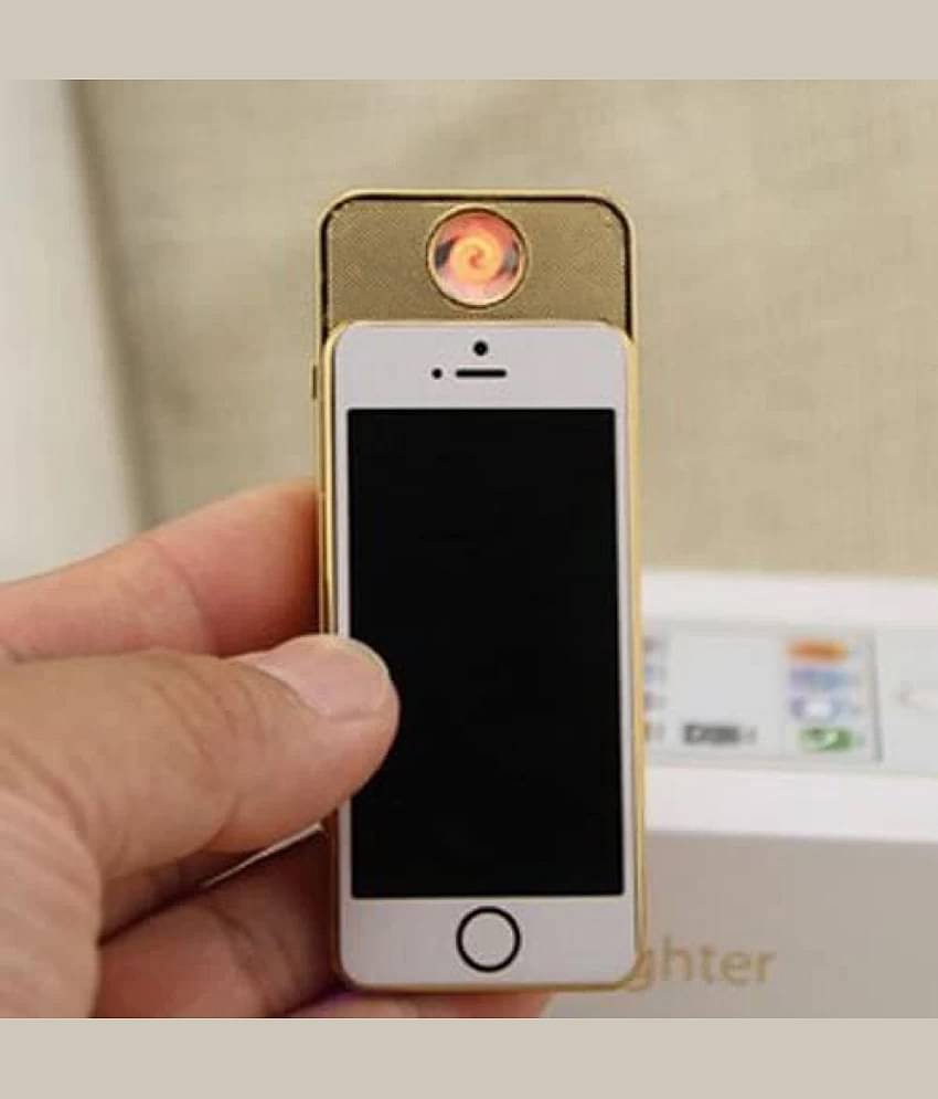 PAAVI Gold Iron Cigarette Lighter ( Pack of 1 )