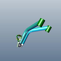 BRACKET COMPLETE LEFT PILLION STEP - Xtreme 125 - 50702ACL000S