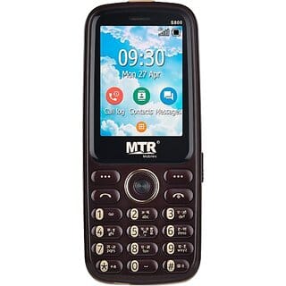 MTR S800 (Dual Sim, 2.4 Inch, 3000 mAh Battery, Maroon)