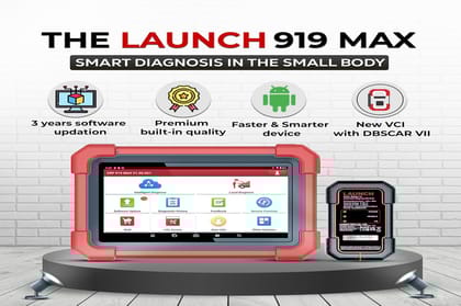 Launch Professional 919 Max Smart Diagnostic Scanner CRP919MAX