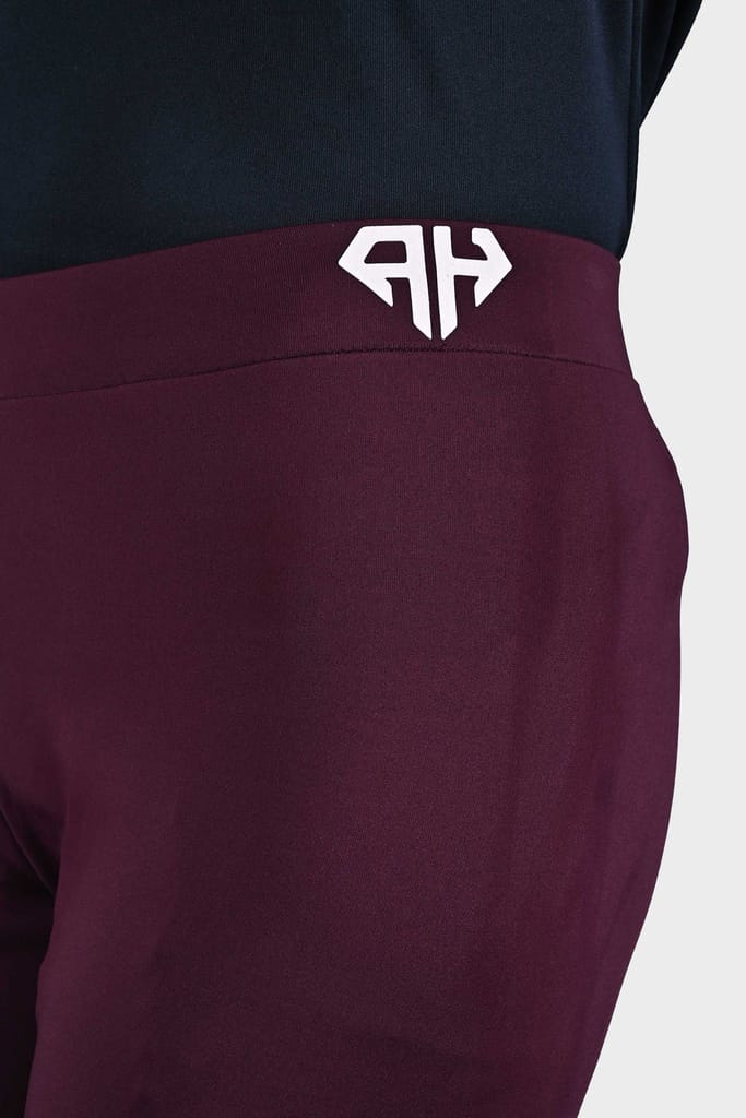 Women Leggings Burgundy