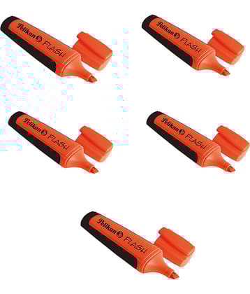 FLASH Textmaker Highlighter Orange - Pack of 10