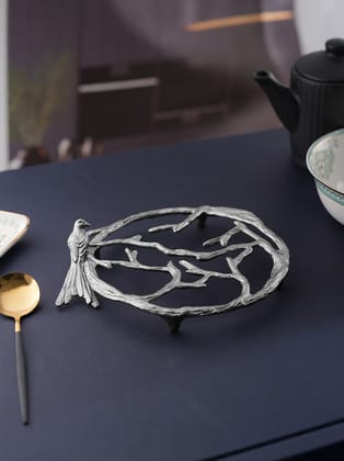 EarthyRoots Trivet (Pack of 2)-Silver