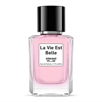 Aimani La Vie Est Belle Eau de Parfum for Women | Elegant & Long Lasting Fragrance Spray | 50ml Aimani La Vie Est Belle Eau de Parfum for Women | Elegant & Long Lasting Fragrance Spray | 50ml