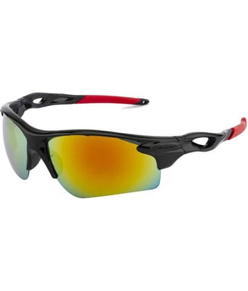 Clark n' Palmer - Yellow Wrap Around Sunglasses ( SM 205 )