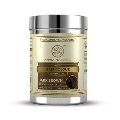 Khadi Natural Hair Colour Dark Brown - 150gm