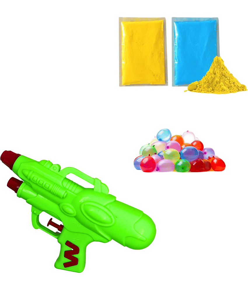 Dealbindaas Multicolor Plastic Holi Colour