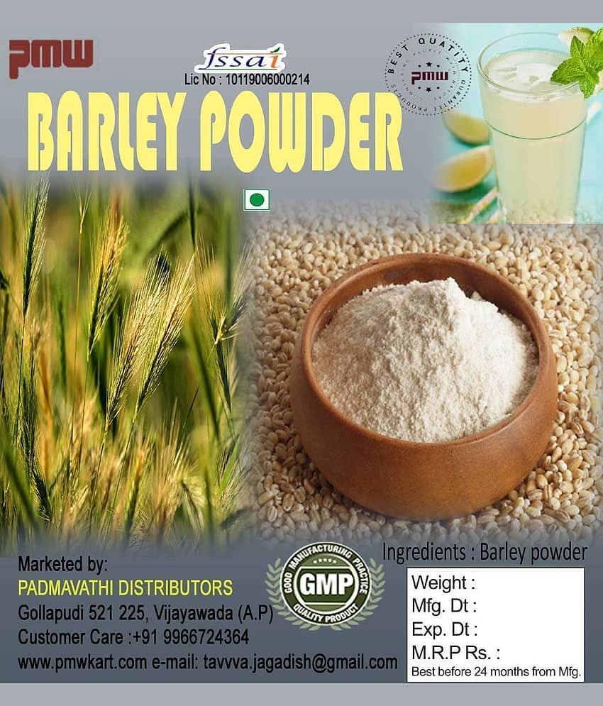 Barley Powder - Whole Hulled Barley Grains Powder - 100 Grams