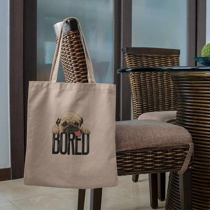 Bored Pug Baby Tote Bag