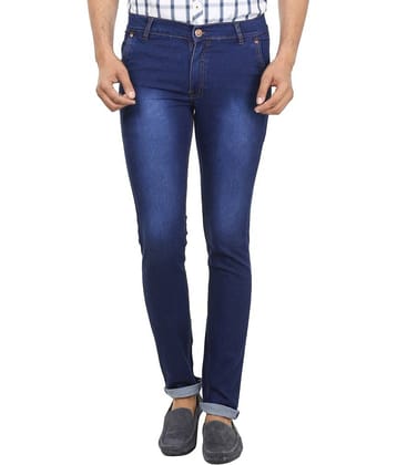 Magic Attitude Dyed Men's Jeans - Blue ( Pack of 1 )