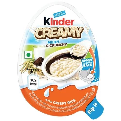 Kinder Creamy Milky & Crunchy, 19 g