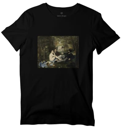 Luncheon On The Grass Art T-shirt-36 - XS / Black