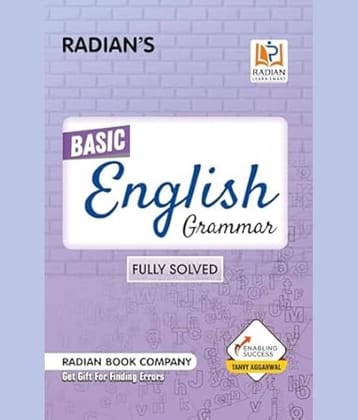 Radian Basic English Grammar Book Fully Solved for All Competitive Exams