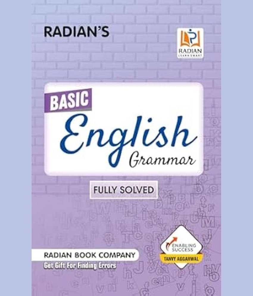 Radian Basic English Grammar Book Fully Solved for All Competitive Exams