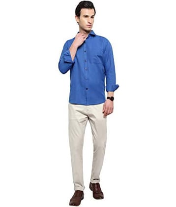 Latest Chikan - Cotton Blend Regular Fit Orange Men's Casual Shirt ( Pack of 1 )