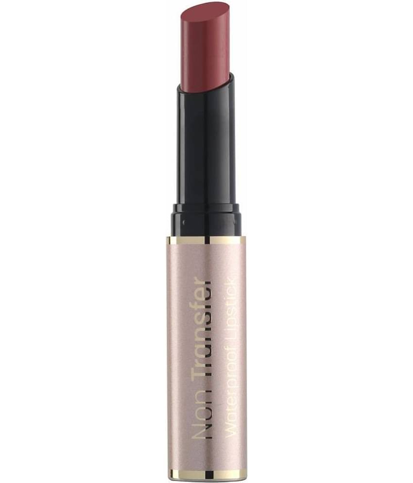 Swiss Beauty Non Transfer Lipstick (Burgundy), 3gm