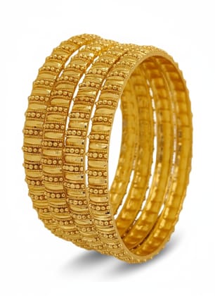KD Enterprises Gold Plated Brass Bangles for Women Premium Designer Bangle Set KD Enterprises Gold Plated Brass Bangles for Women Premium Designer Bangle Set