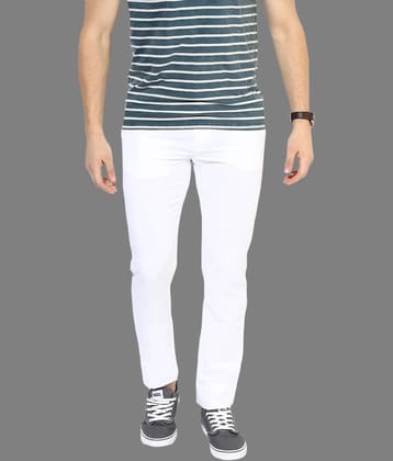 Lawson - White Denim Slim Fit Men's Jeans ( Pack of 1 )
