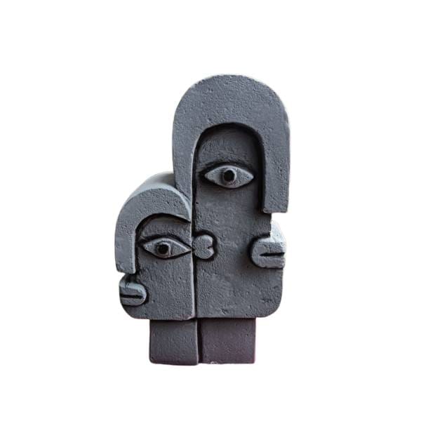 Modern Stone Sculpture 18 Inch