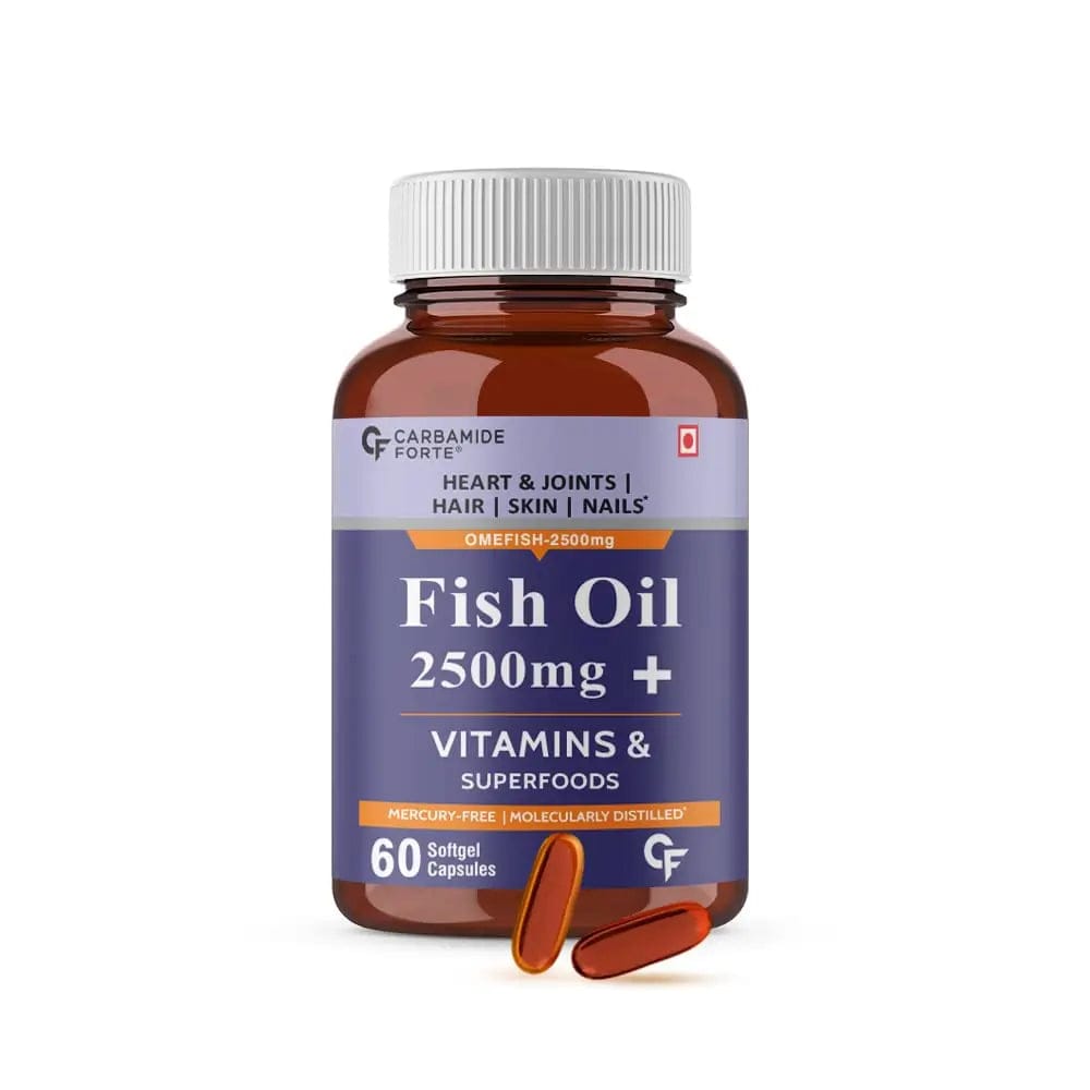 Carbamide Forte Fish Oil 2500mg- 60 Capsules