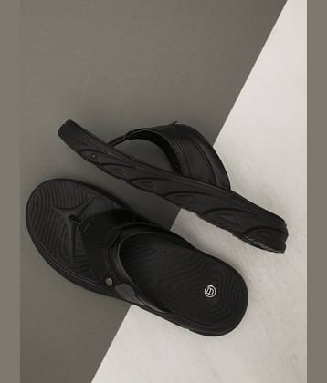 Big Fox - Black Men's Thong Flip Flop
