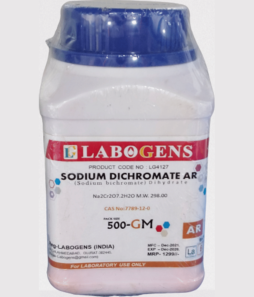 SODIUM DICHROMATE (dihydrate) 500GM