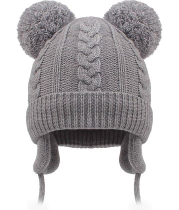 Infispace Pack of 1 Baby Boys Beanies ( Grey )