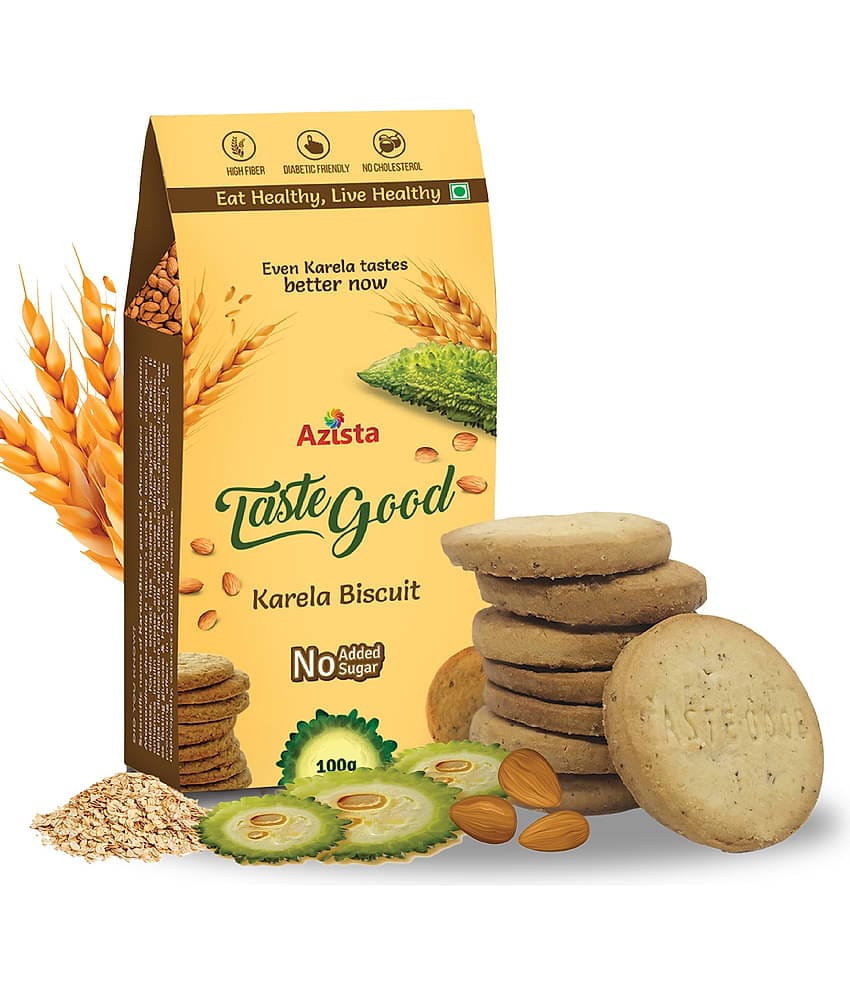 Taste Good Karela Digestives & Low Calorie Biscuits 100gm (Pack of 10)